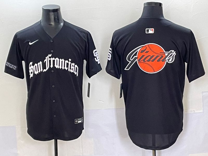 Men 2025 San Francisco Giants Blank Black Five generations Joint Name Nike MLB Jersey style 10->san francisco giants->MLB Jersey